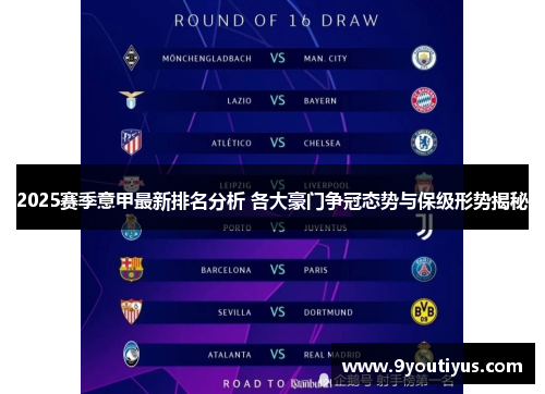 2025赛季意甲最新排名分析 各大豪门争冠态势与保级形势揭秘 2025赛季意甲最新排名分析 各大豪门争冠态势与保级形势揭秘